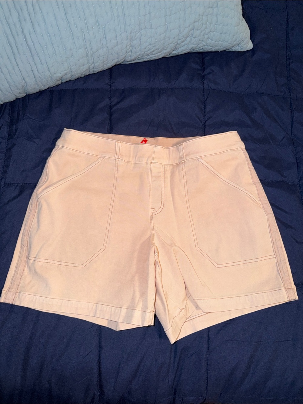 SPANX Dusty Light PinkUtility Shorts with Front Pockets XL
